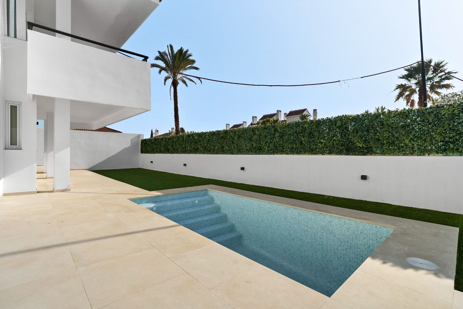 Living room view in new-build villa, Mijas Pueblo, Mijas