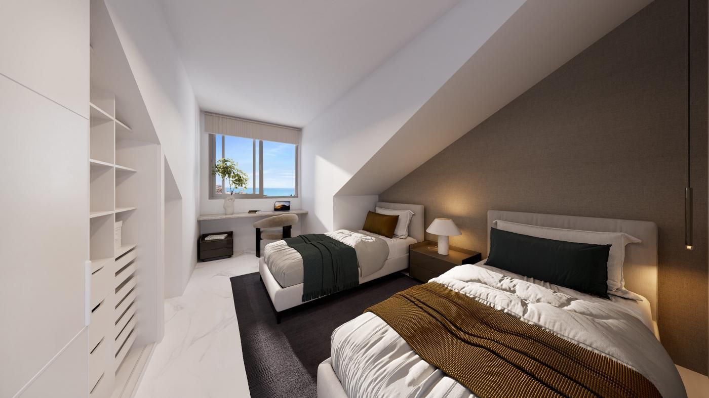 Terrace or outdoor area in new-build penthouse, Benalmádena coastline