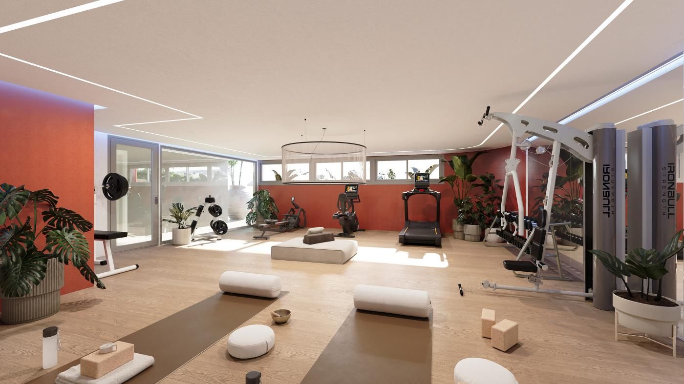 Master bedroom in 4-bedroom penthouse, 1ª Línea de Playa, Benalmádena