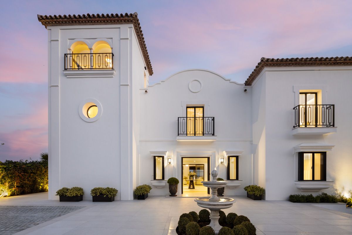 Side elevation of 5-bedroom villa, La Zagaleta, Benahavis