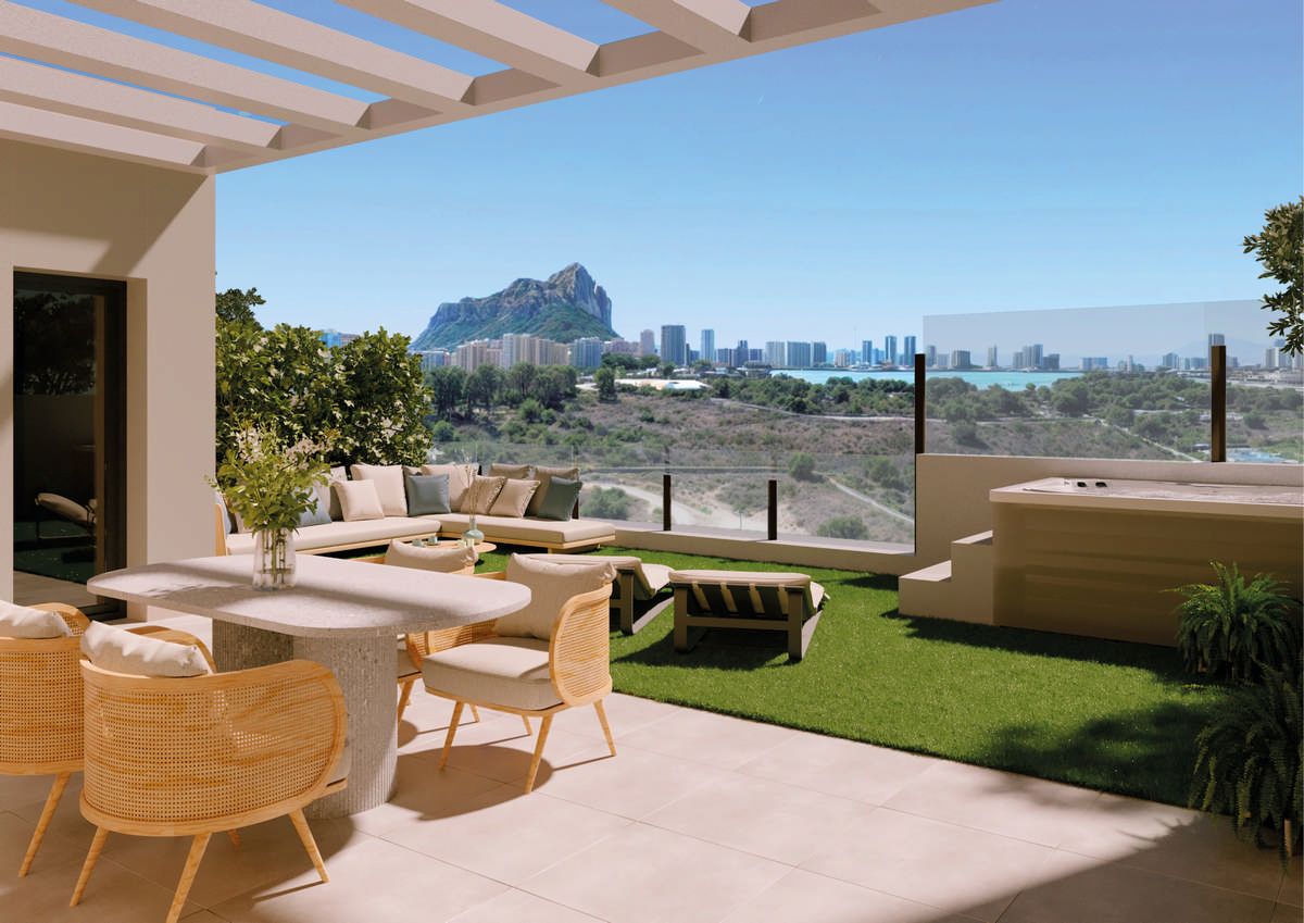 Development lobby or communal entrance, new-build apartment building, Calpe