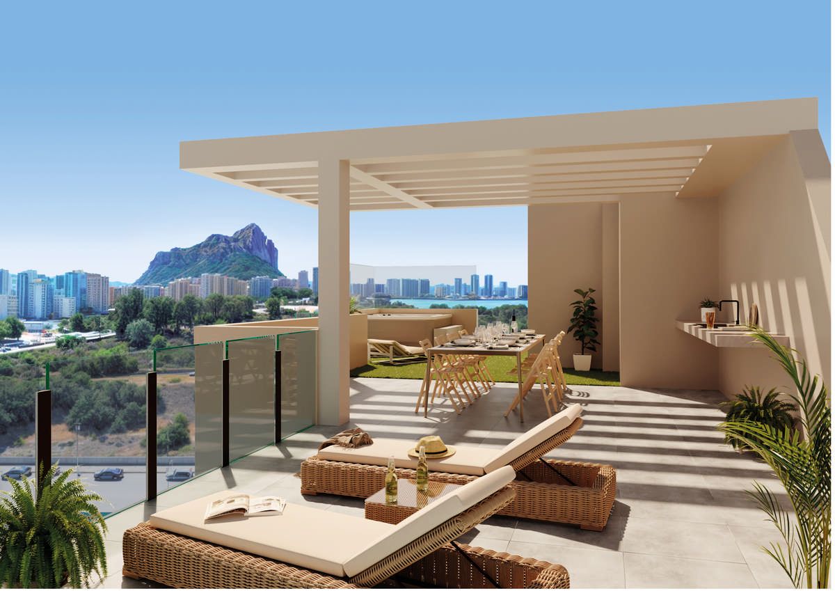 Lift interior in new-build apartment building, Playa de Fossa-Levante, Calpe