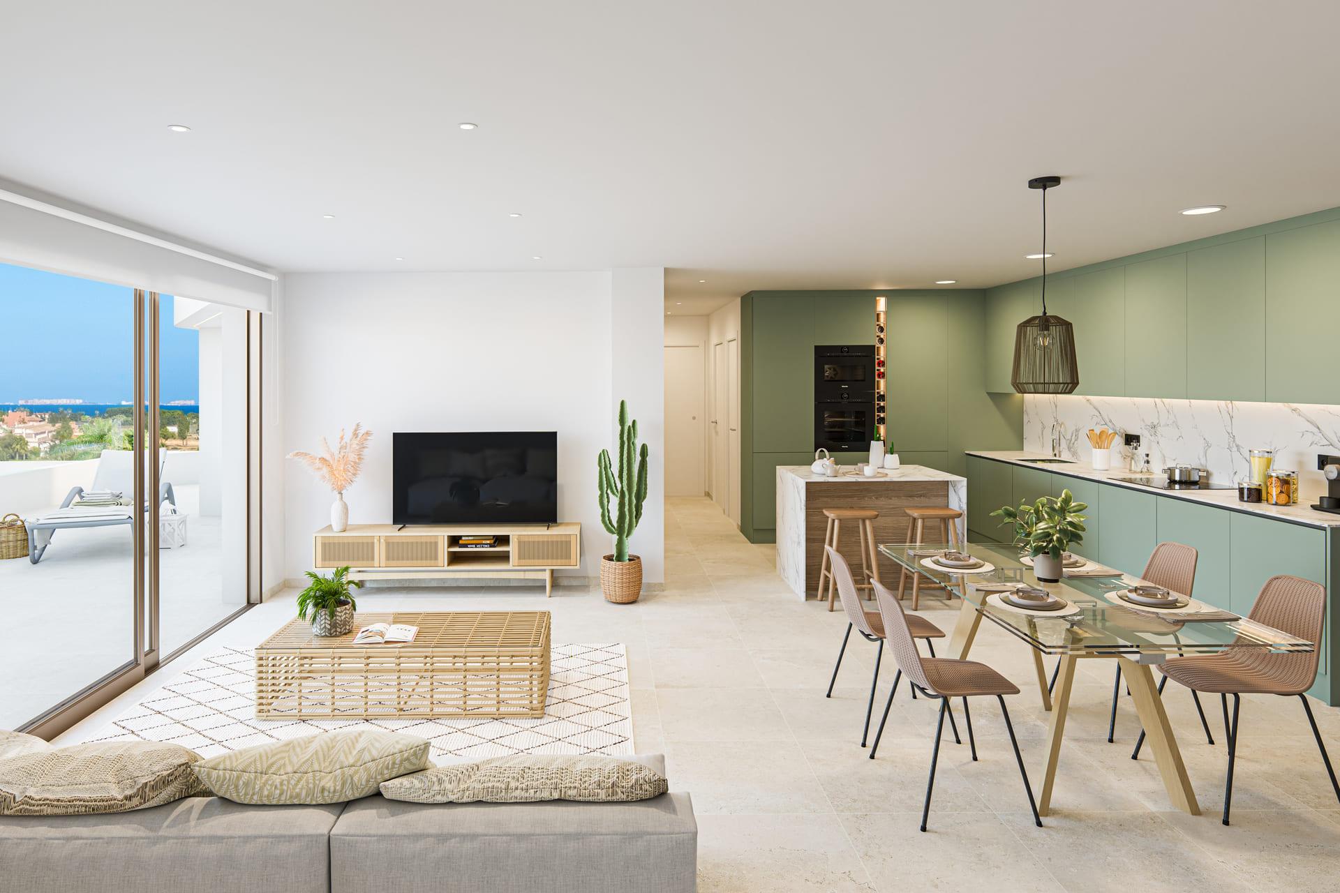 Interior view of apartment in Las Lomas del Rame-Bahía Bella, Los Alcázares