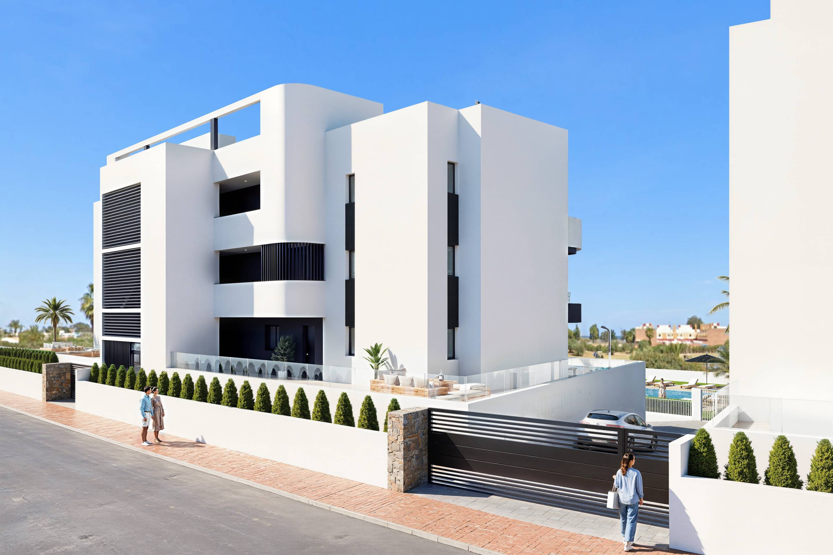 Parking area of the penthouse in Las Lomas del Rame-Bahía Bella, Los Alcázares (view 27)