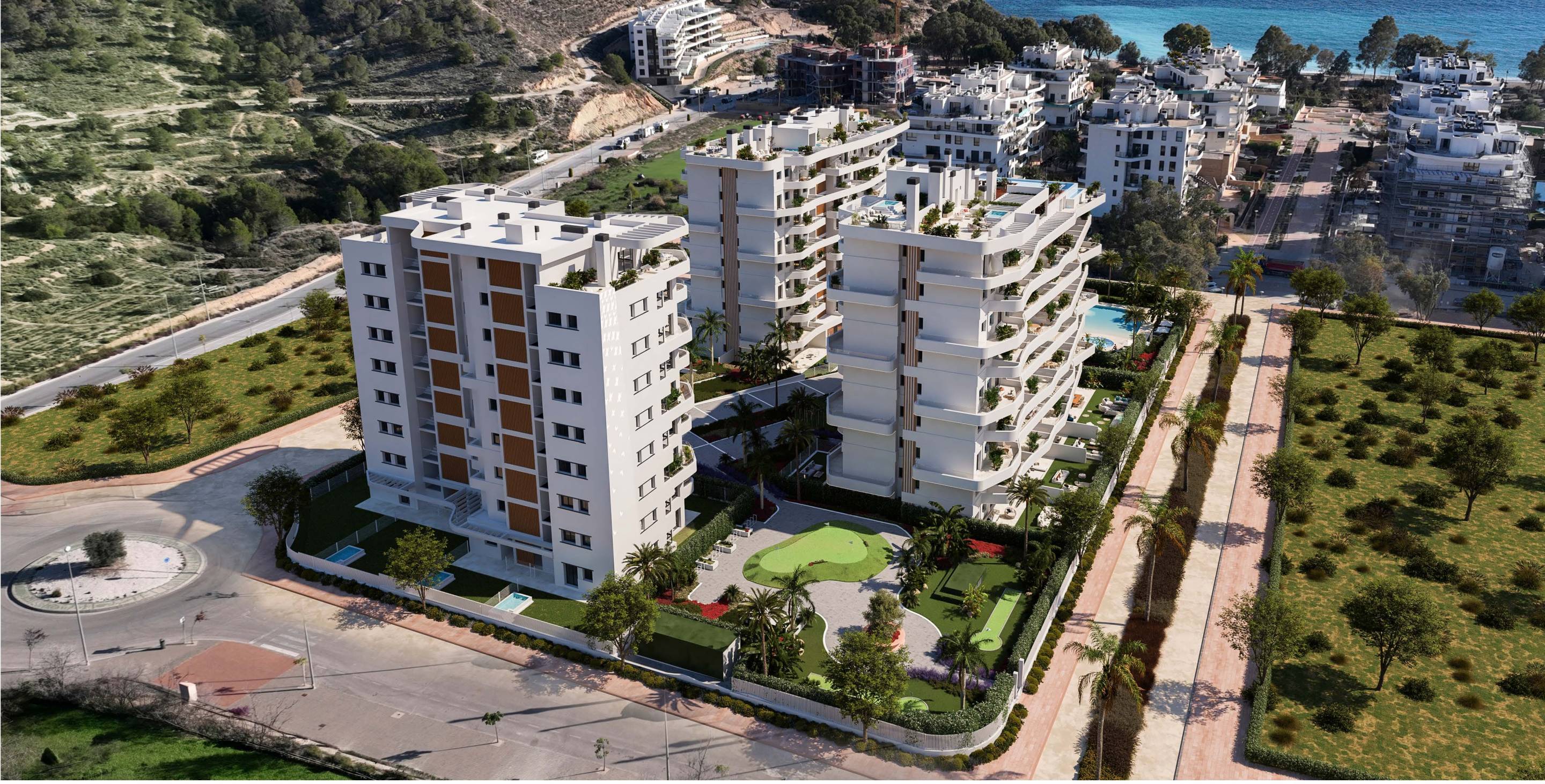 Street view of the penthouse in Playas Del Torres, Villajoyosa