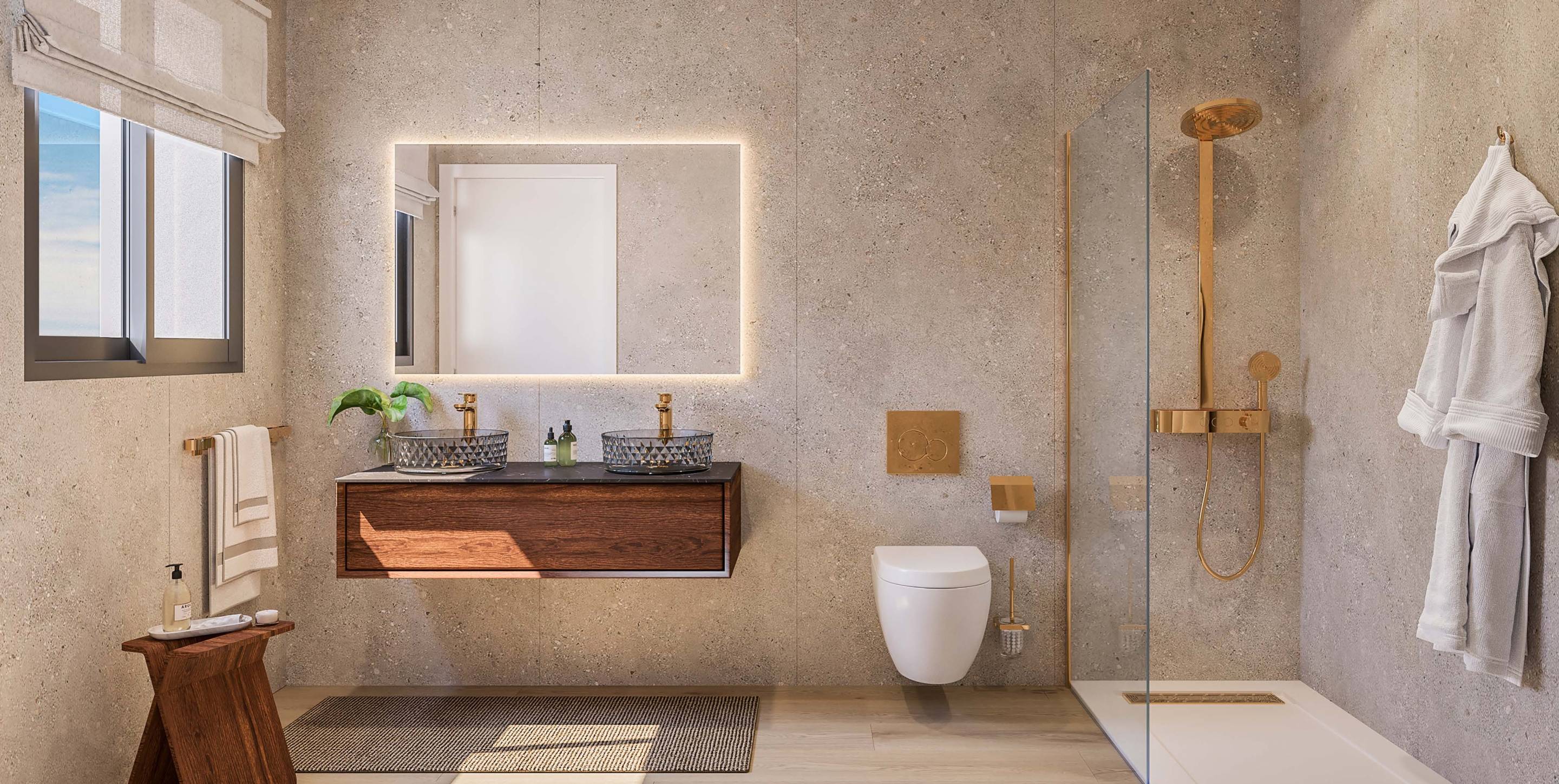 Bathroom in penthouse, Playas Del Torres