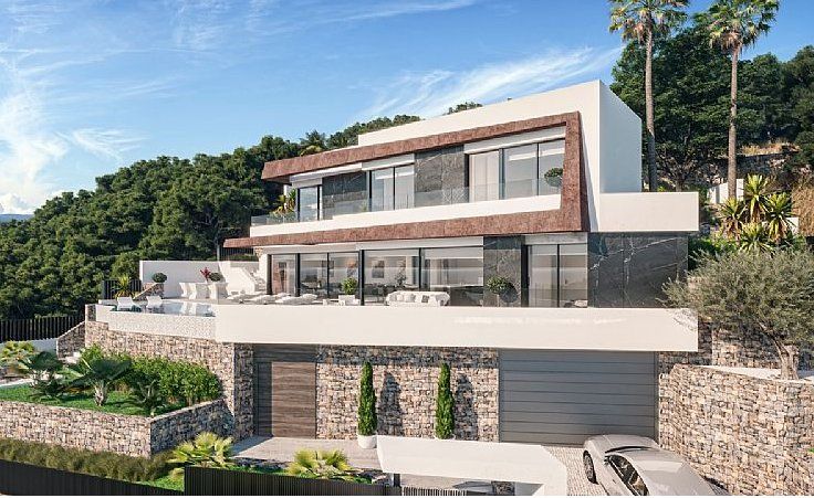 Floor plan of 4-bedroom villa in Maryvilla, Calpe