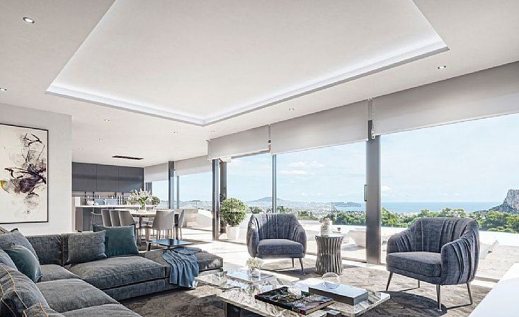 Interior space in 4-bedroom villa, Maryvilla, Calpe