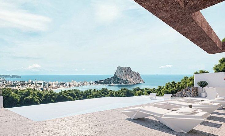 Room view in 4-bedroom new-build villa, Maryvilla, Calpe