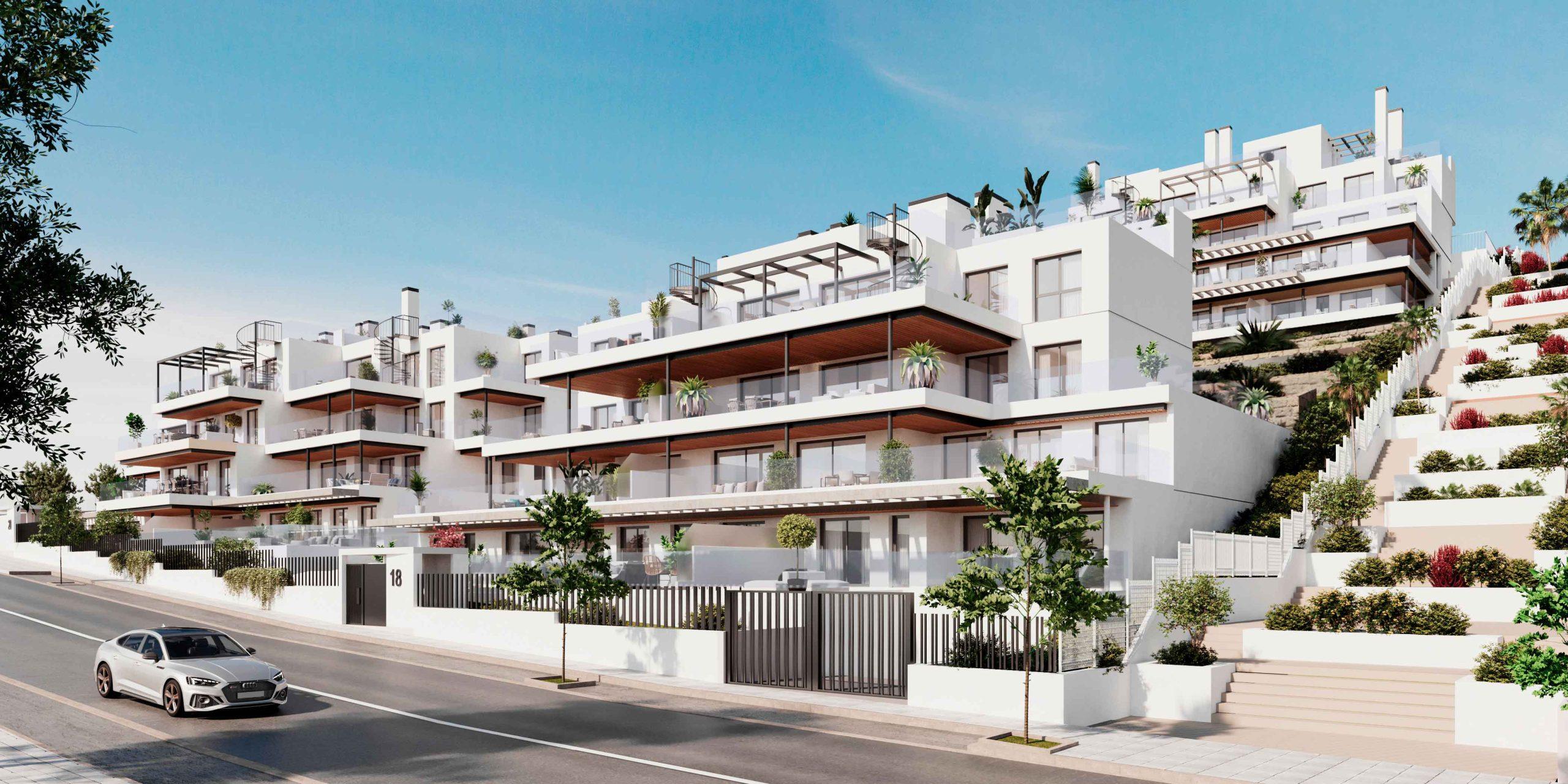 Underground parking space included with penthouse, Las Mesas, Estepona