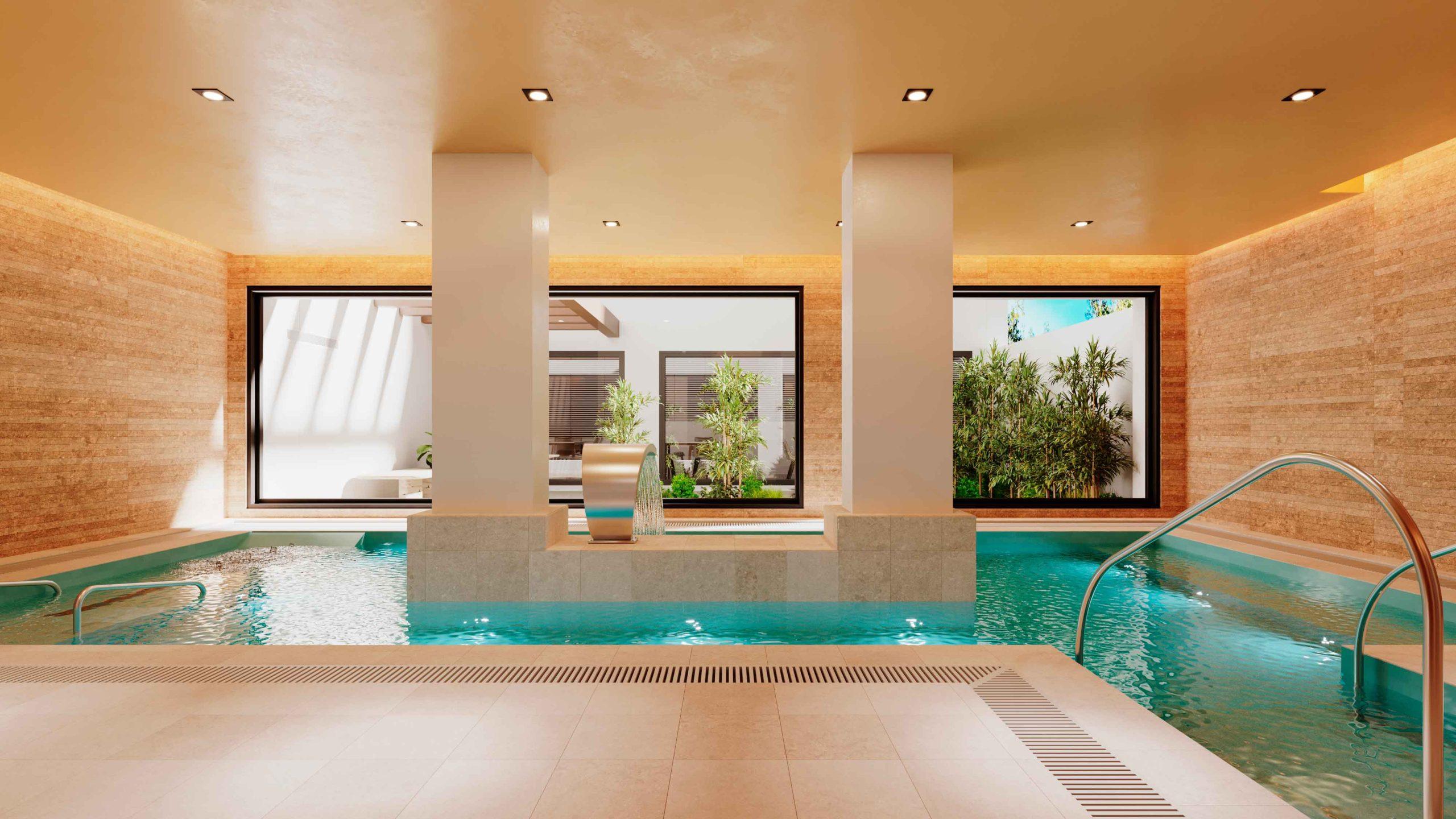 Kitchen area in 2-bedroom new-build penthouse, Las Mesas, Estepona