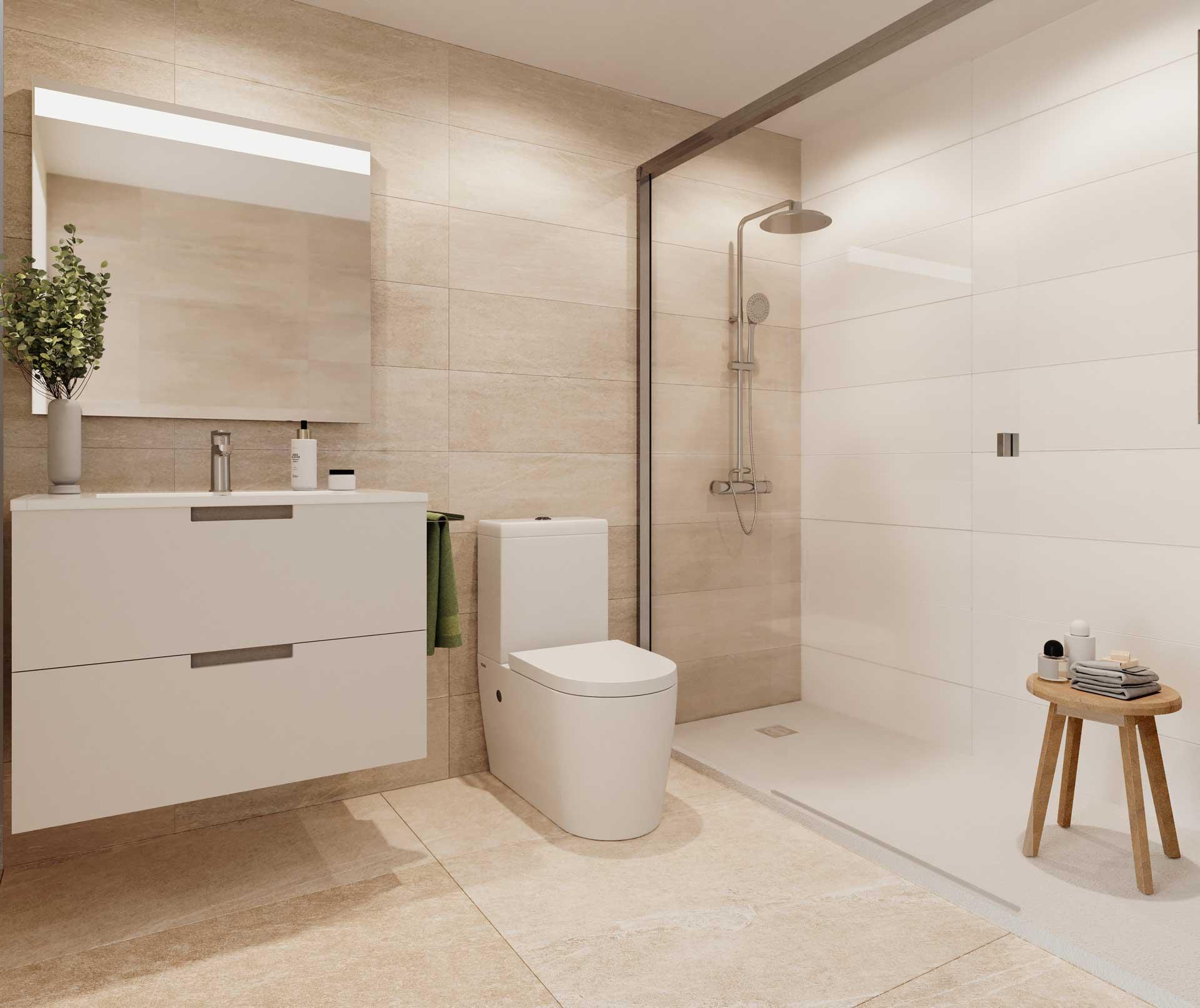 Main bedroom in 3-bedroom new-build apartment, Las Mesas, Estepona