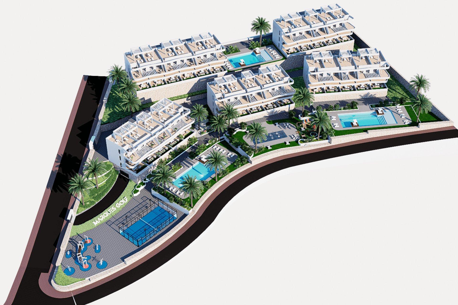Parking area of the apartment in Golf Puig Campana, Finestrat (view 27)