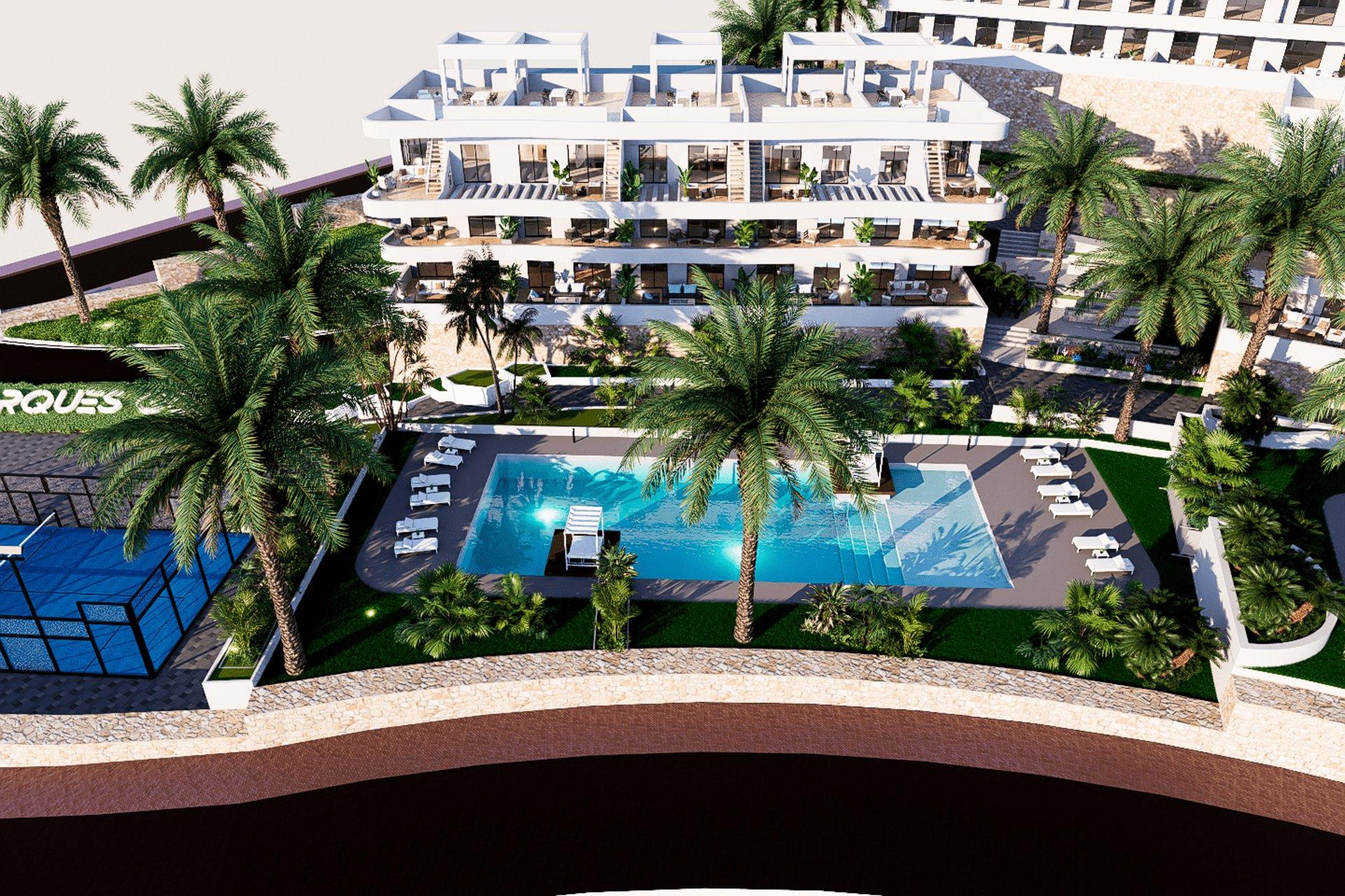 Neighbourhood view of the apartment in Golf Puig Campana, Finestrat (view 29)
