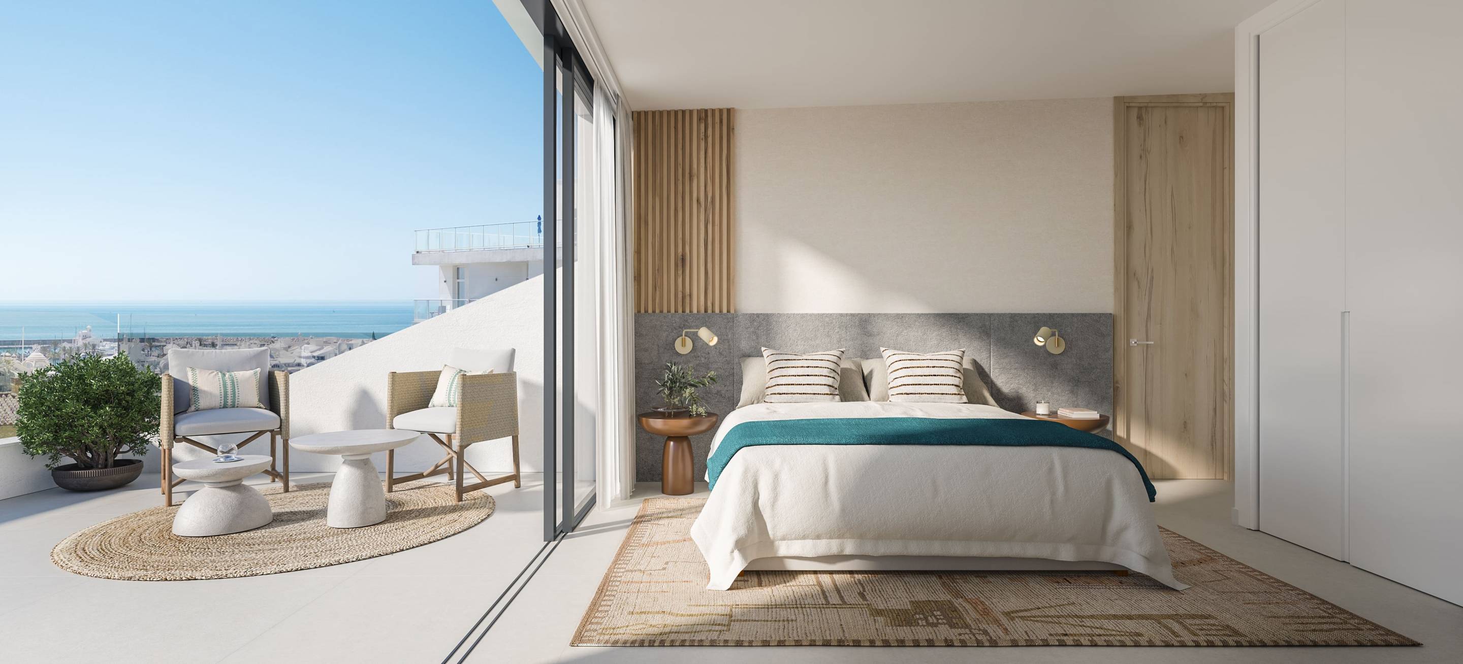 Bathroom in 3-bedroom penthouse, Puerto Marina, Benalmádena