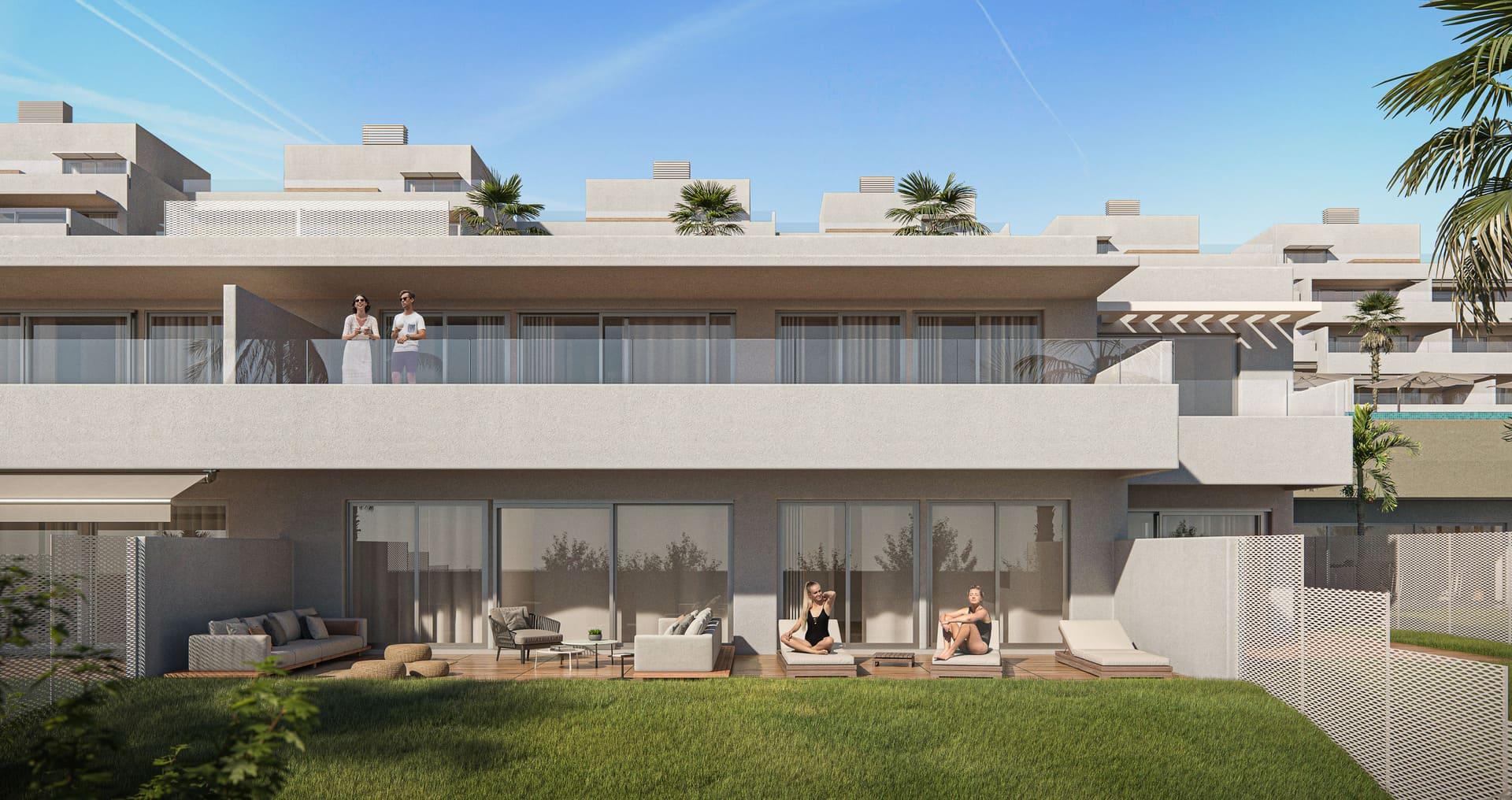 Communal gardens of residential development, Arroyo Enmedio, Estepona
