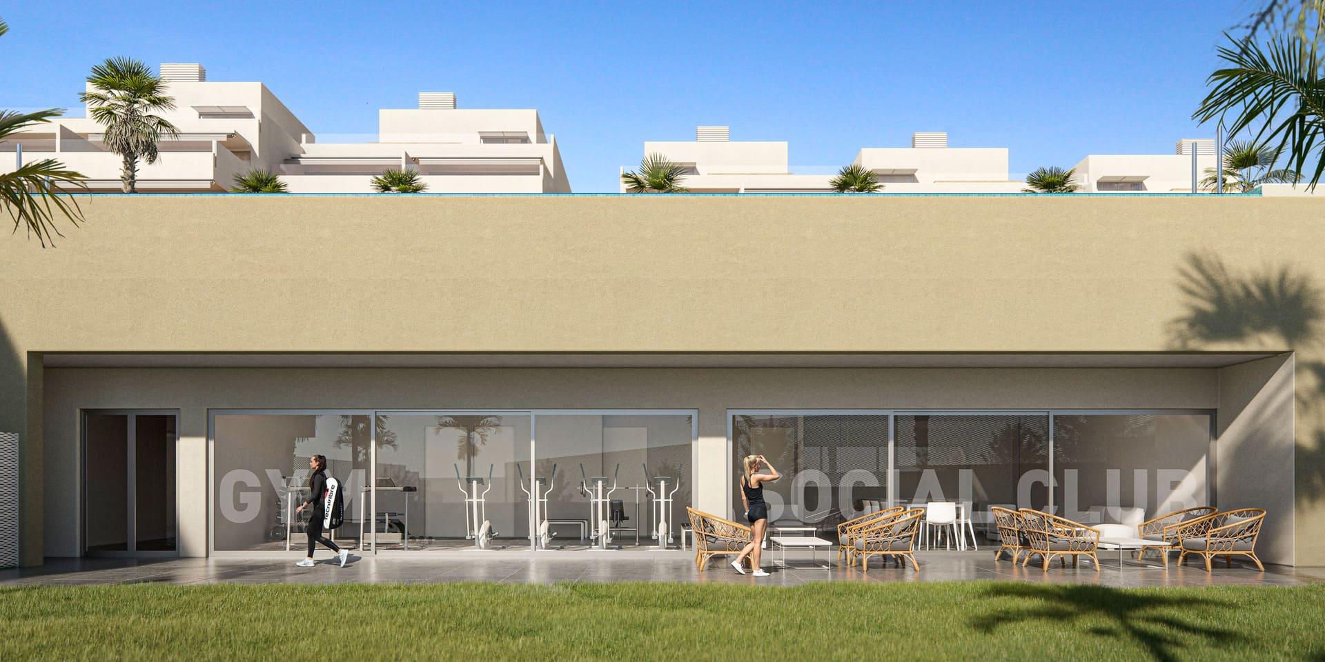 Site plan or floor plan of 105m2 apartment, Arroyo Enmedio, Estepona