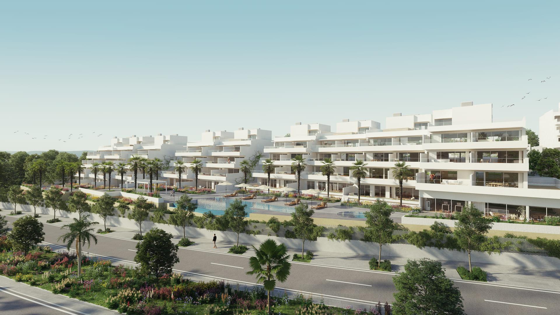 Kitchen in 3-bedroom new-build apartment, Arroyo Enmedio, Estepona
