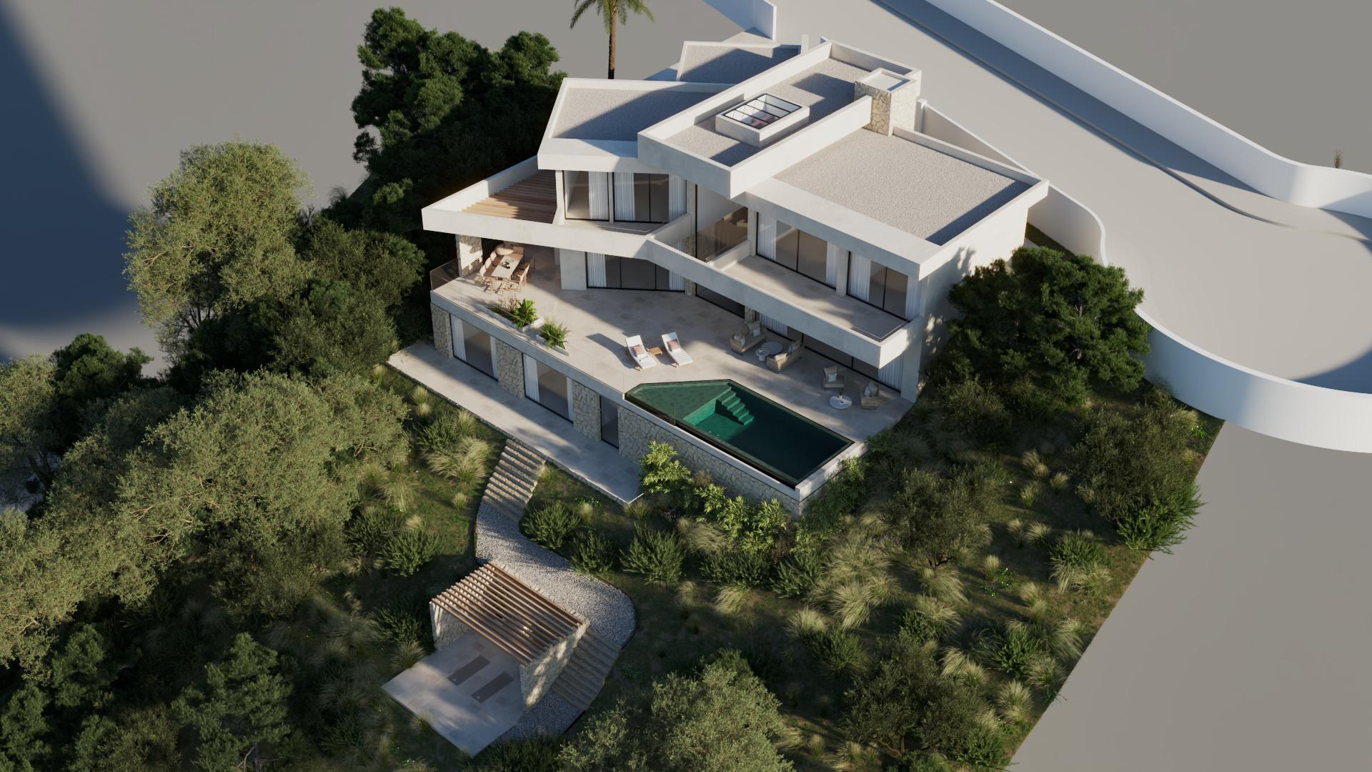 Private pool in new-build villa, La Reserva de Marbella, Marbella