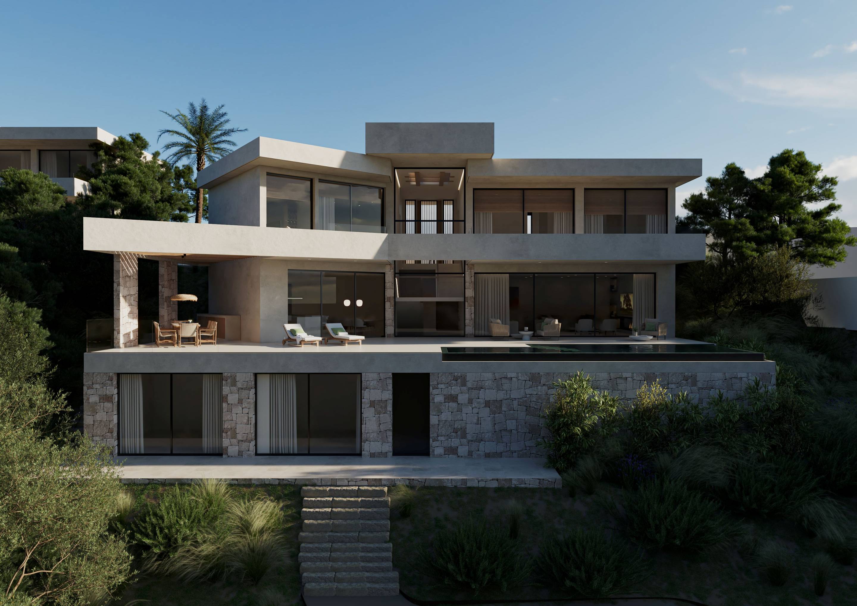 Detail of interior finishes in 3-bedroom villa, La Reserva de Marbella