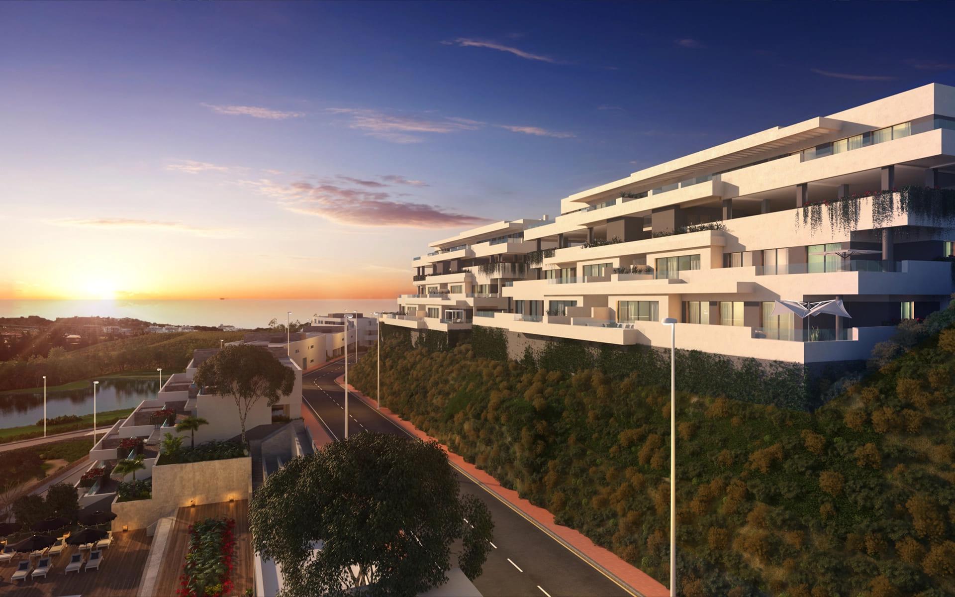 Second bedroom in 2-bedroom new-build apartment, La Cala de Mijas