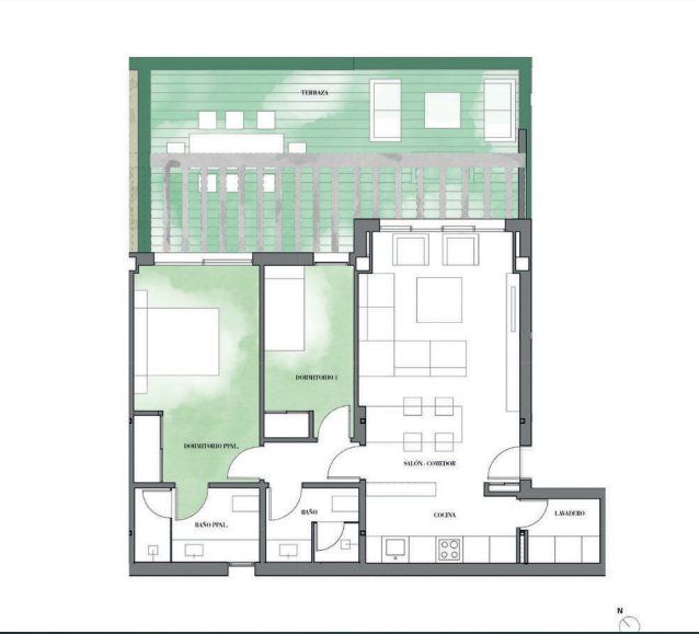 Parking spaces in new-build apartment development, La Cala de Mijas