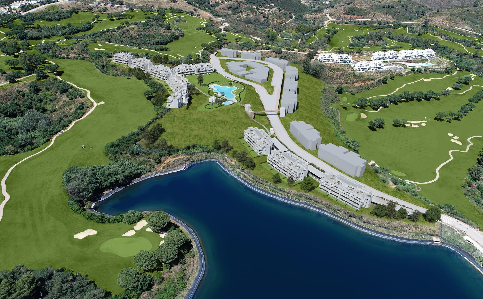 Hallway and storage area in 3-bedroom penthouse, La Cala Golf