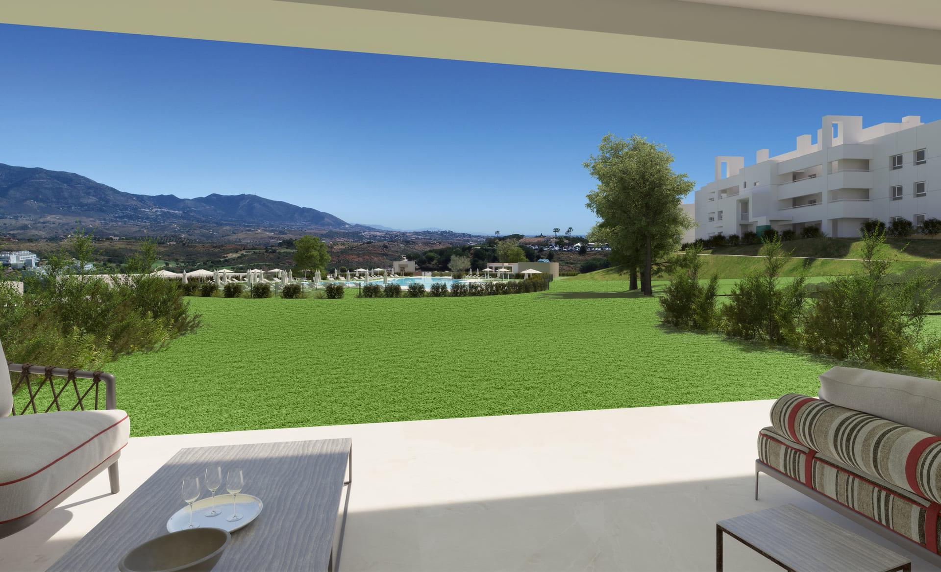 Second bathroom in 3-bedroom penthouse, La Cala Golf, Mijas
