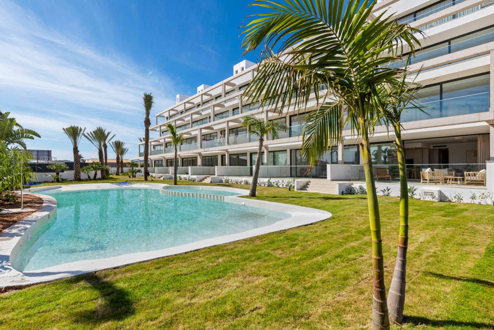Second view of the penthouse interior, Islas Menores-Mar de Cristal