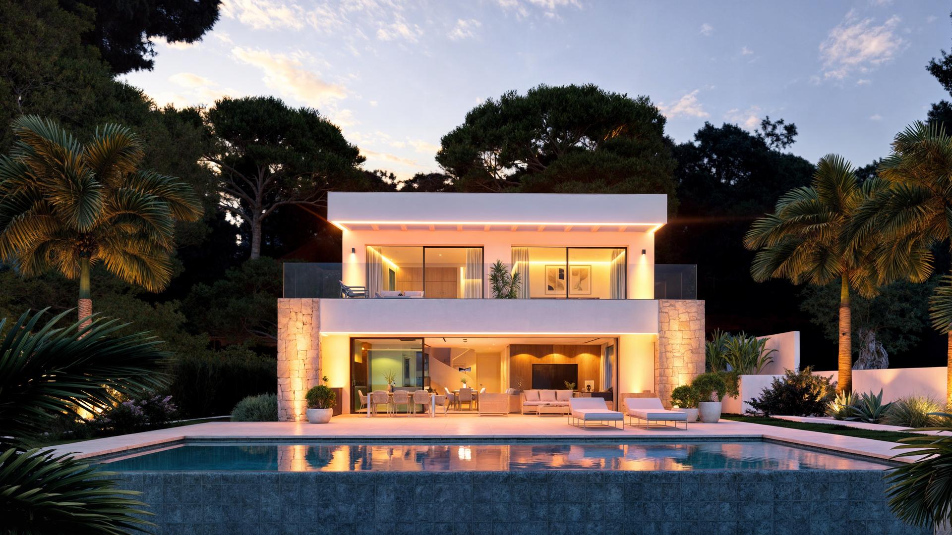 Villa for sale in Pinar de Advocat-Cometa, Moraira - exterior view of new-build property