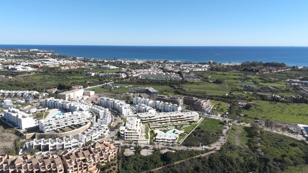 Communal gardens and pool surroundings, new-build development, Bel-Air-Cancelada-Saladillo, Estepona