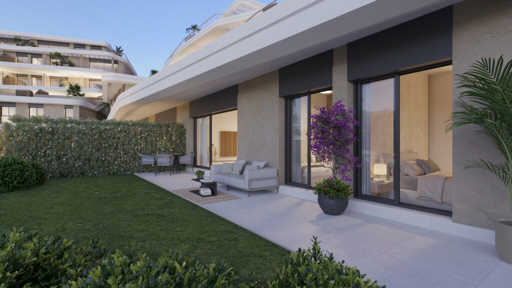 Kitchen worktop and appliances in new-build apartment, Bel-Air-Cancelada-Saladillo, Estepona