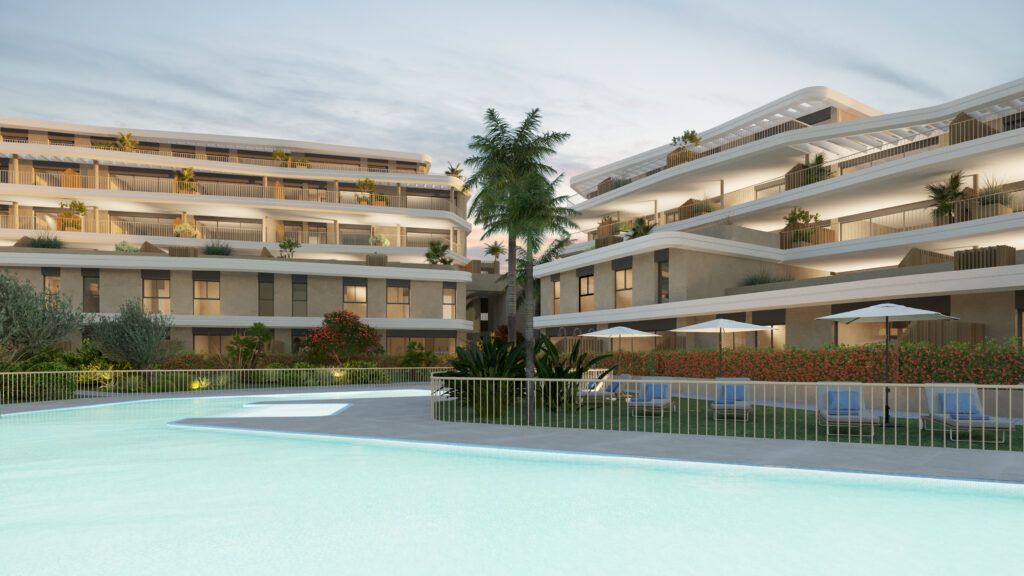 Elevated view of new-build development site, Bel-Air-Cancelada-Saladillo, Estepona