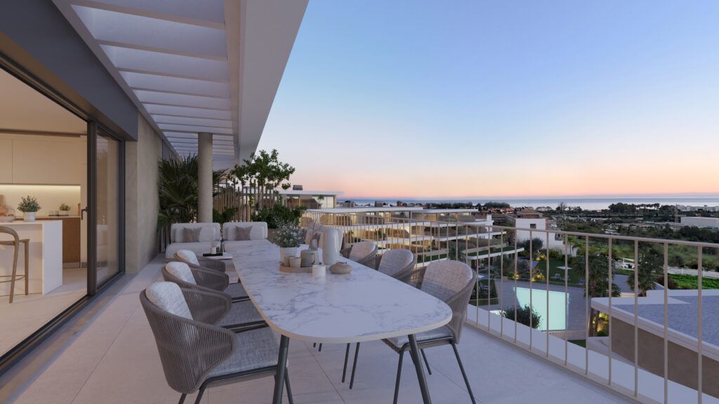 Second bathroom in 3-bedroom new-build apartment, Bel-Air-Cancelada-Saladillo, Estepona