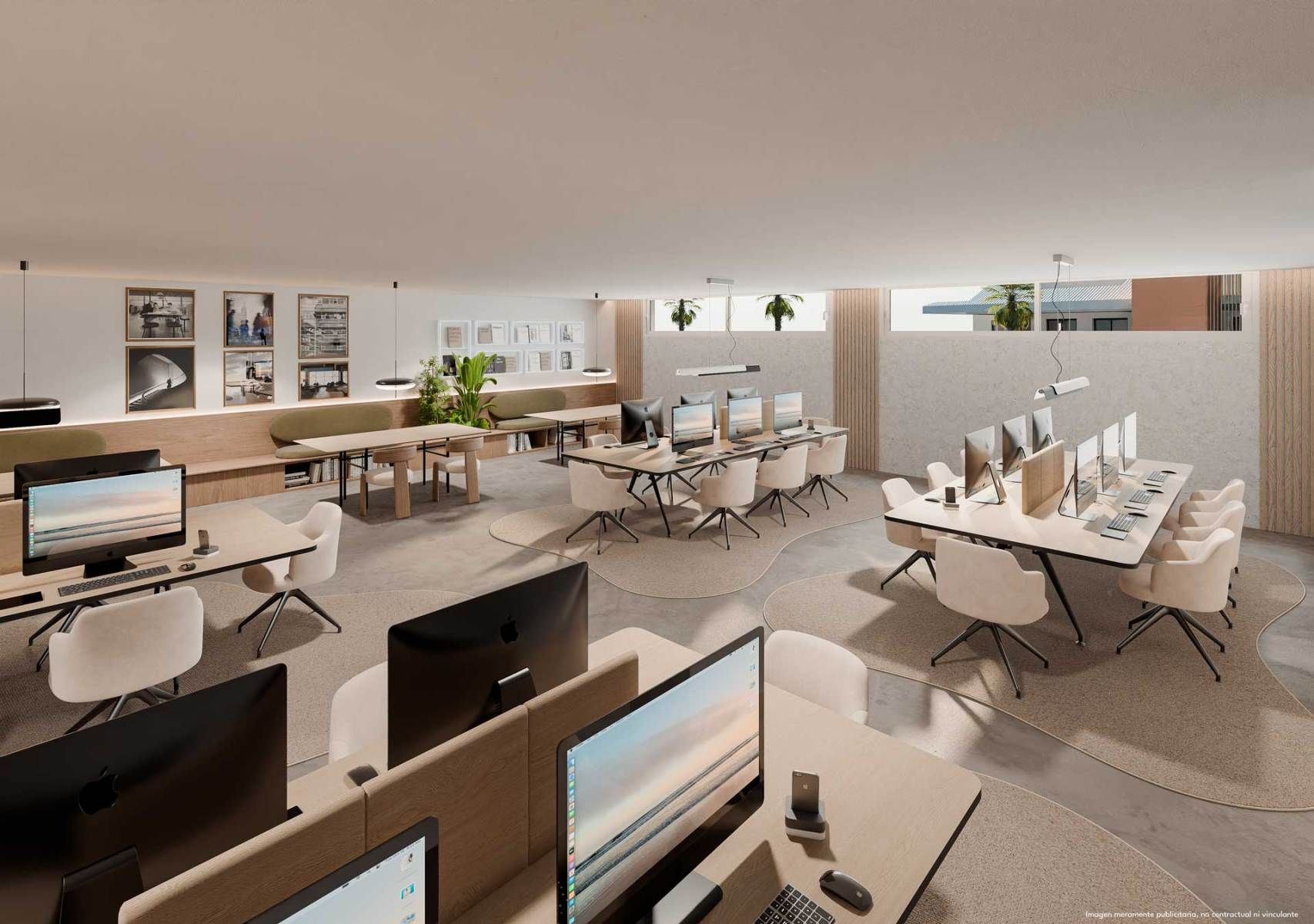Open-plan living and dining area with panoramic views