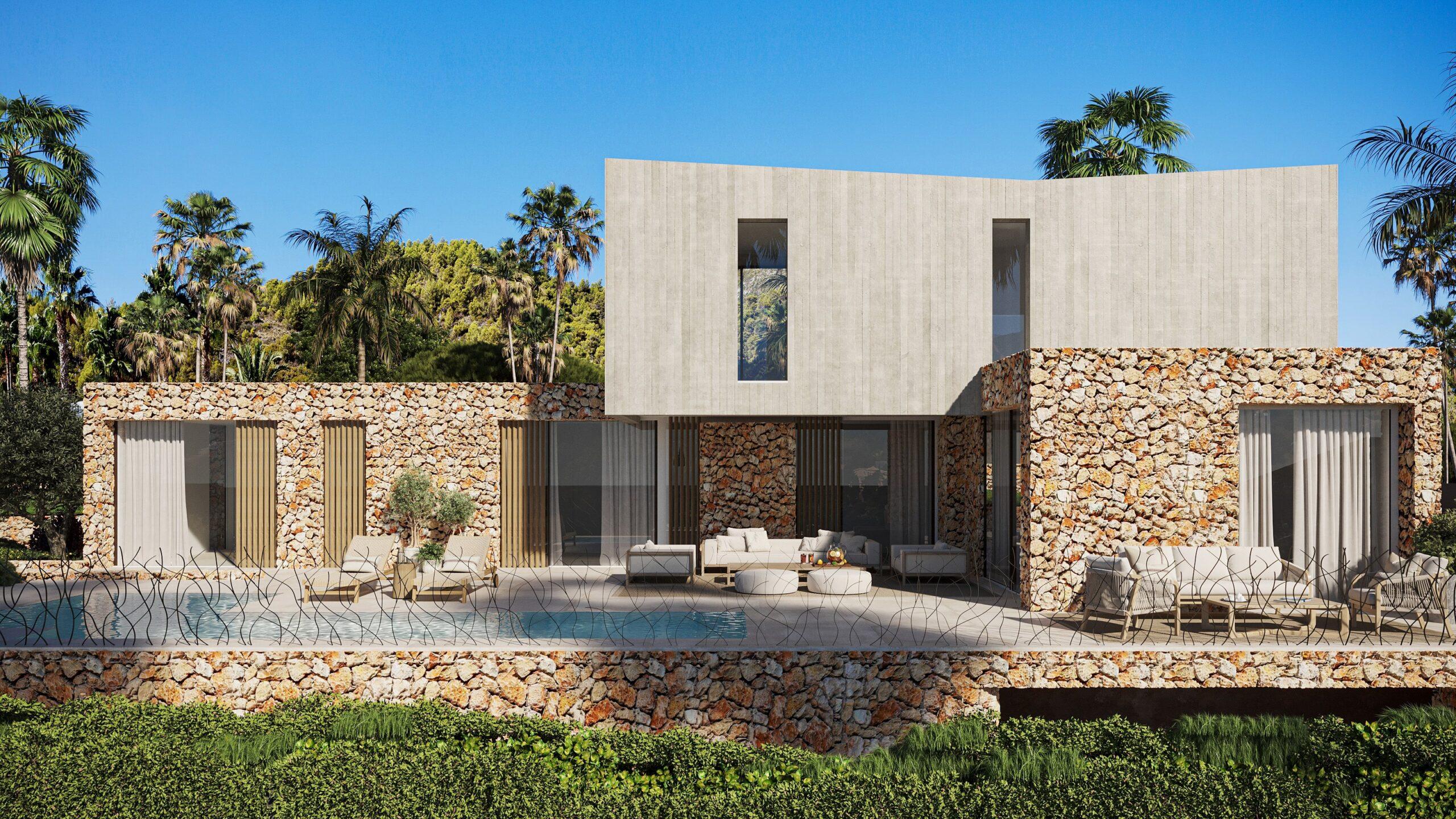 Second double bedroom interior, new-build villa, Valle Del Sol, Jávea