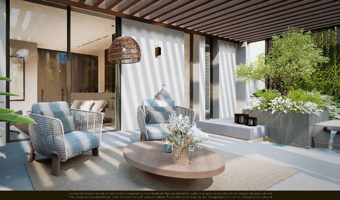 Upper landing and corridor, new-build villa, Las Brisas