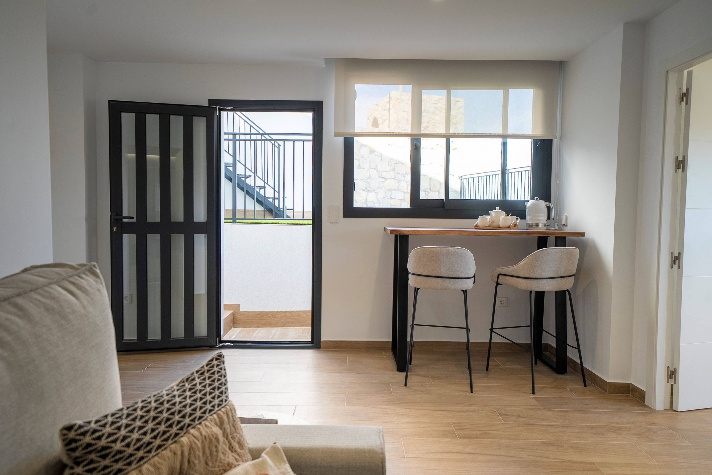 Rear elevation of 3-bedroom townhouse, Algorfa