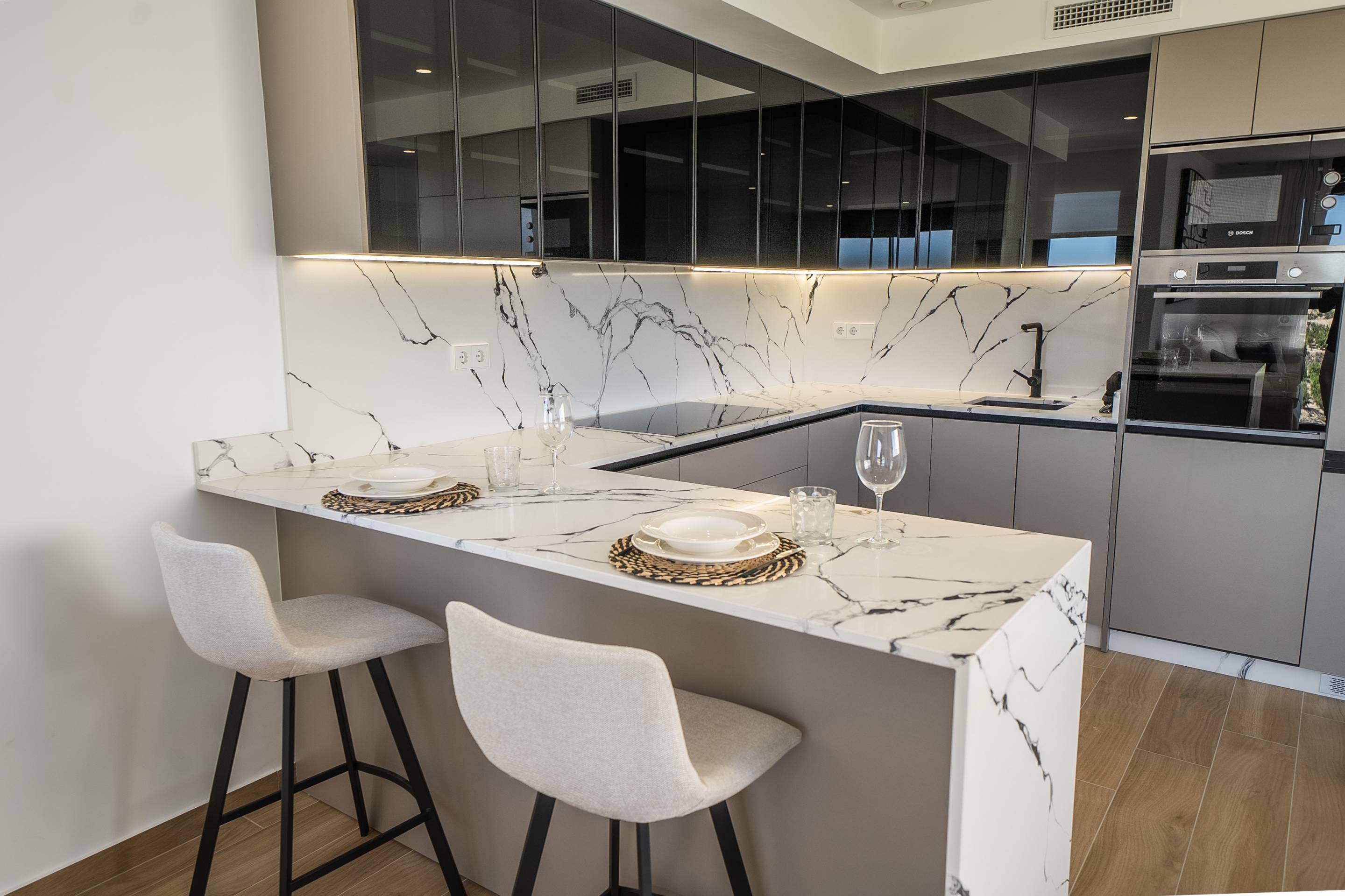 Dining area in new-build villa, Algorfa