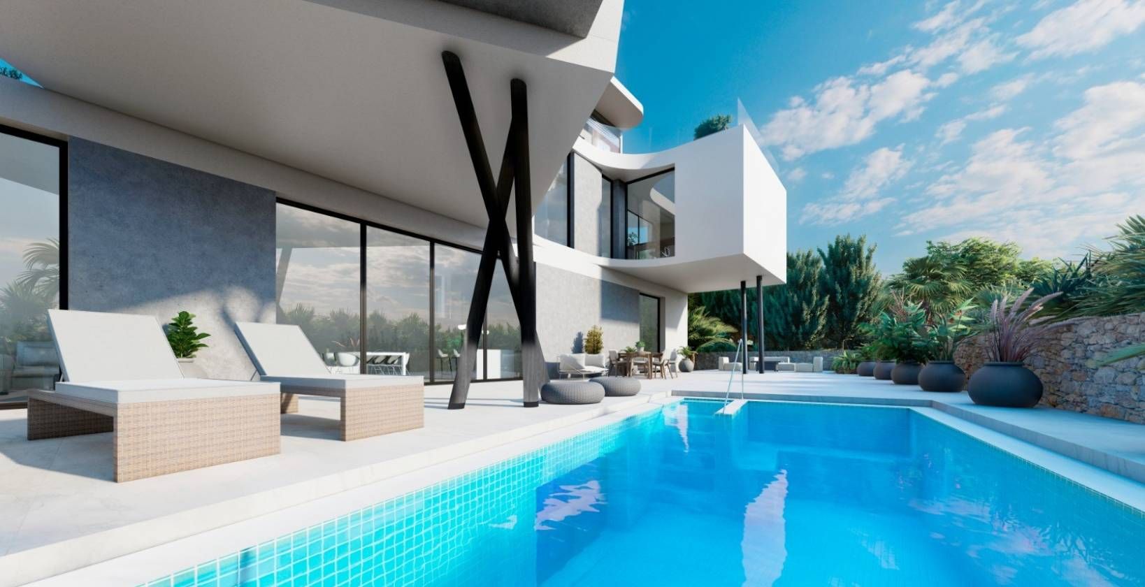 Third bedroom in 4-bedroom new-build villa, Campoamor