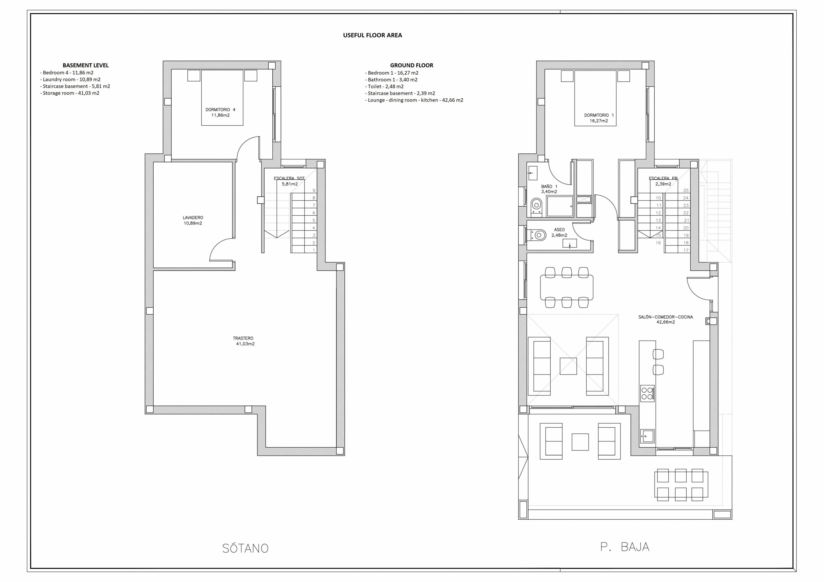 Kitchen in 4-bedroom villa, Aguas Nuevas 2, Torrevieja