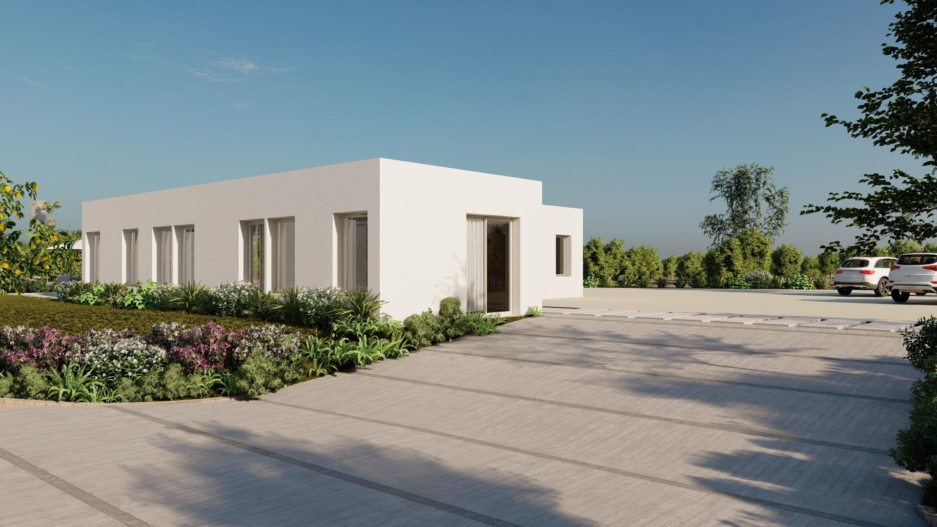 Dining area of 4-bedroom new-build villa in Algorfa