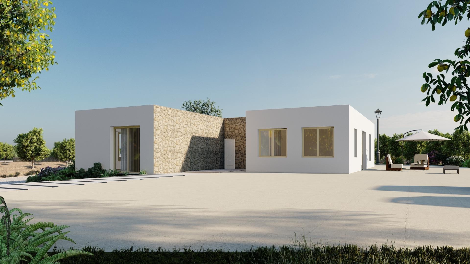 Bedroom interior in 4-bedroom villa, Algorfa