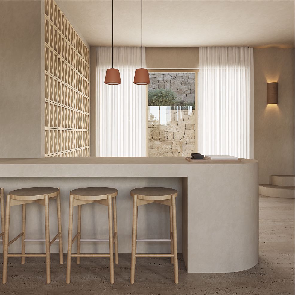 Kitchen area in new-build villa, Altea Hills, Altea