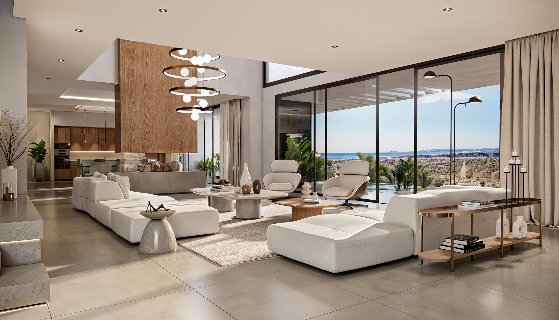En-suite bathroom in 5-bedroom villa, Parque Central, Estepona
