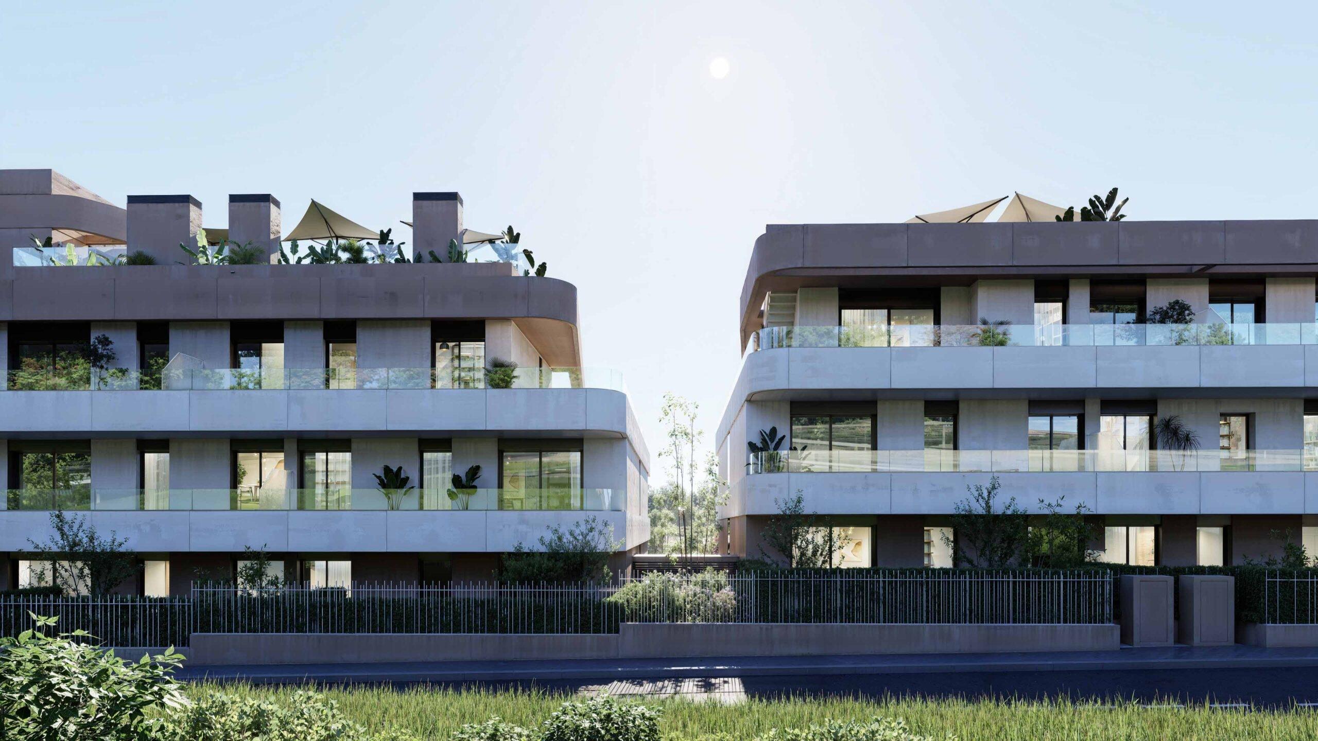 Kitchen in 3-bedroom new-build apartment, Estepona Golf