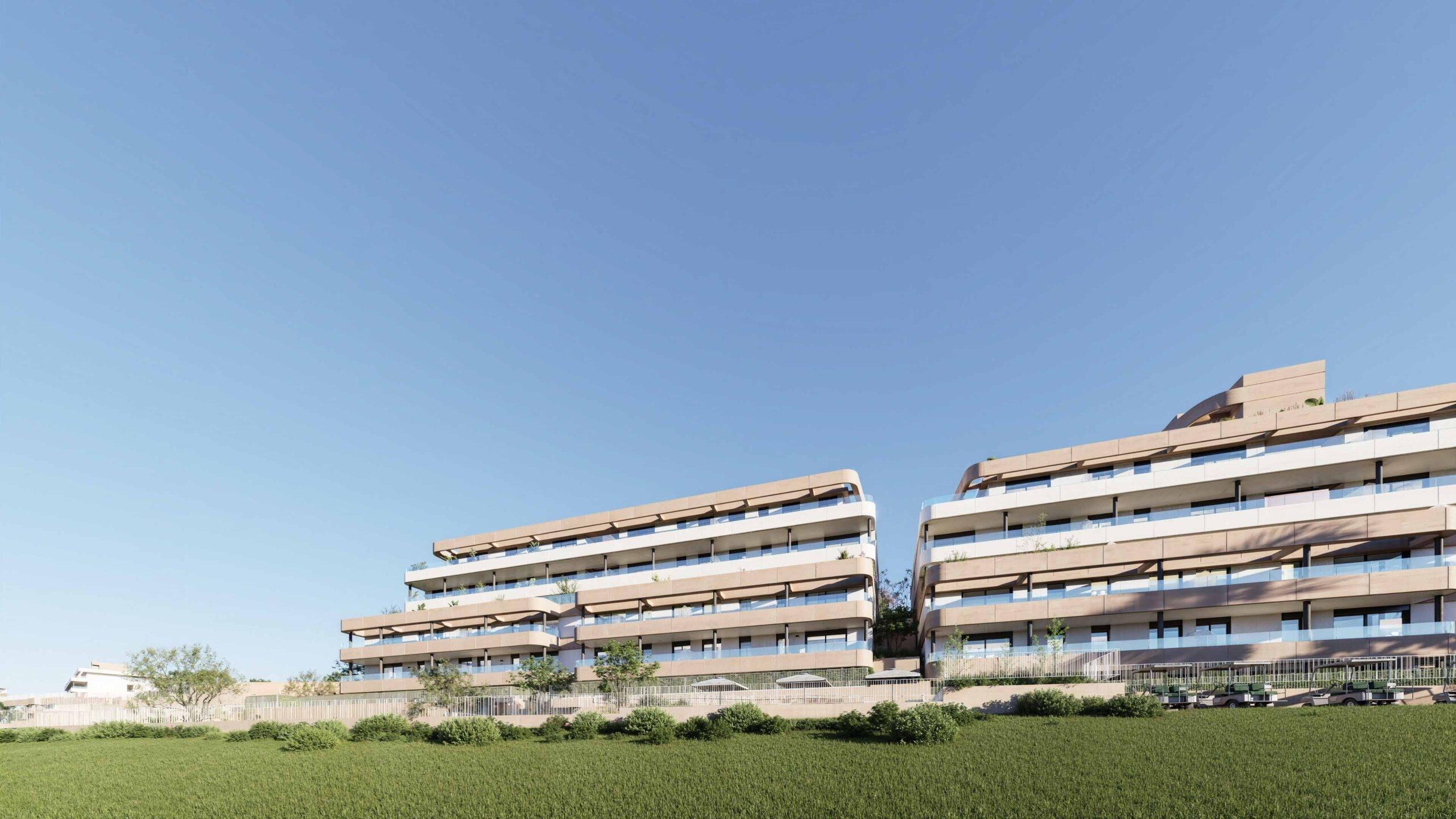 Main bedroom in 3-bedroom new-build apartment, Estepona Golf