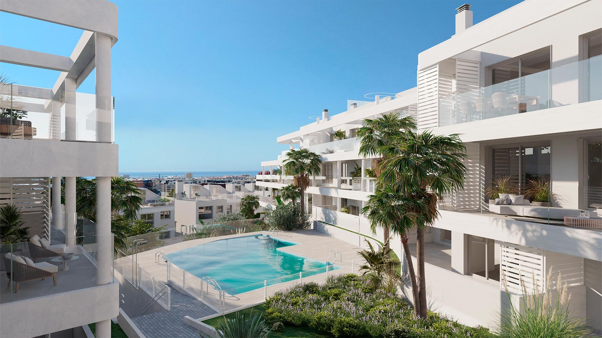 Lift interior in new-build villa development, Zona Calvario, Estepona