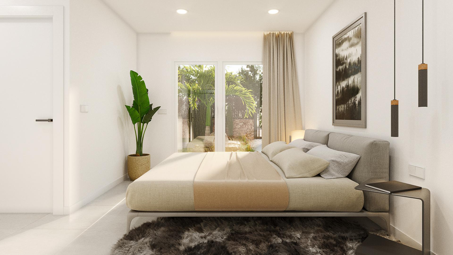 Main bedroom in 3-bedroom villa, Los Dolses, Orihuela Costa