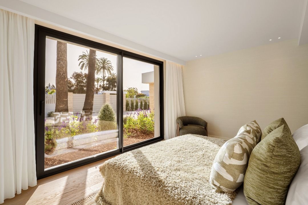 Living room detail in 6-bedroom villa, Aloha, Marbella